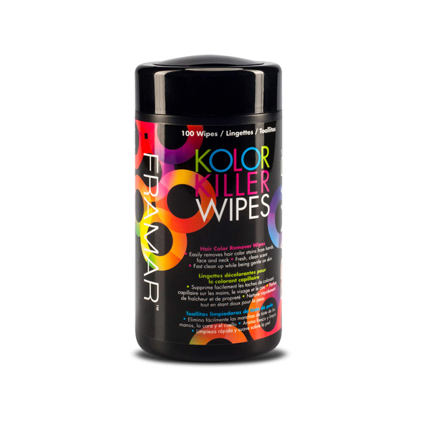 دستمال پاک کننده رنگ مو فرامار FRAMAR Kolor Killer Wipe