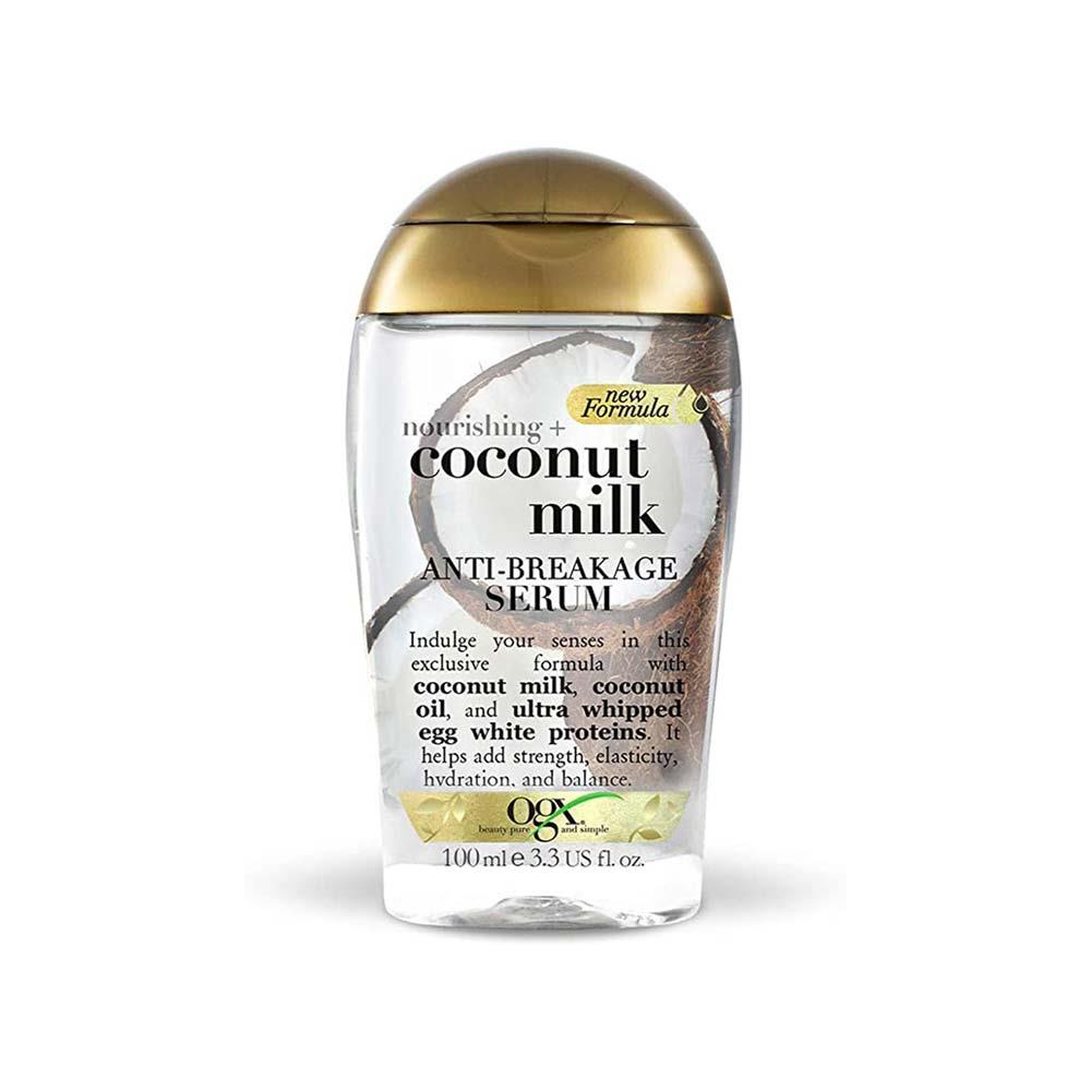 سرم موی شیر نارگیل او جی ایکس Coconut Milk Anti-Breakage 